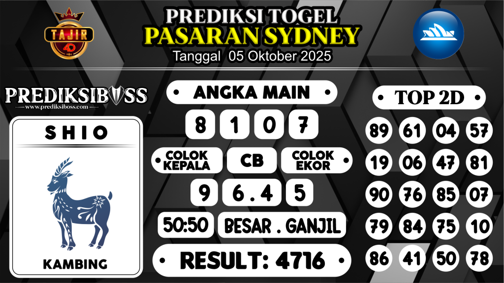 https://prediksibosszen.com/prediksi-boss-togel-sidney-minggu-05-oktober-2025/