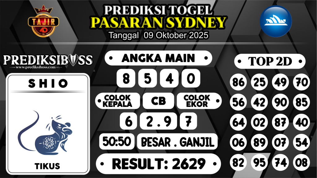 https://prediksibosszen.com/prediksi-boss-togel-sidney-kamis-09-oktober-2025/